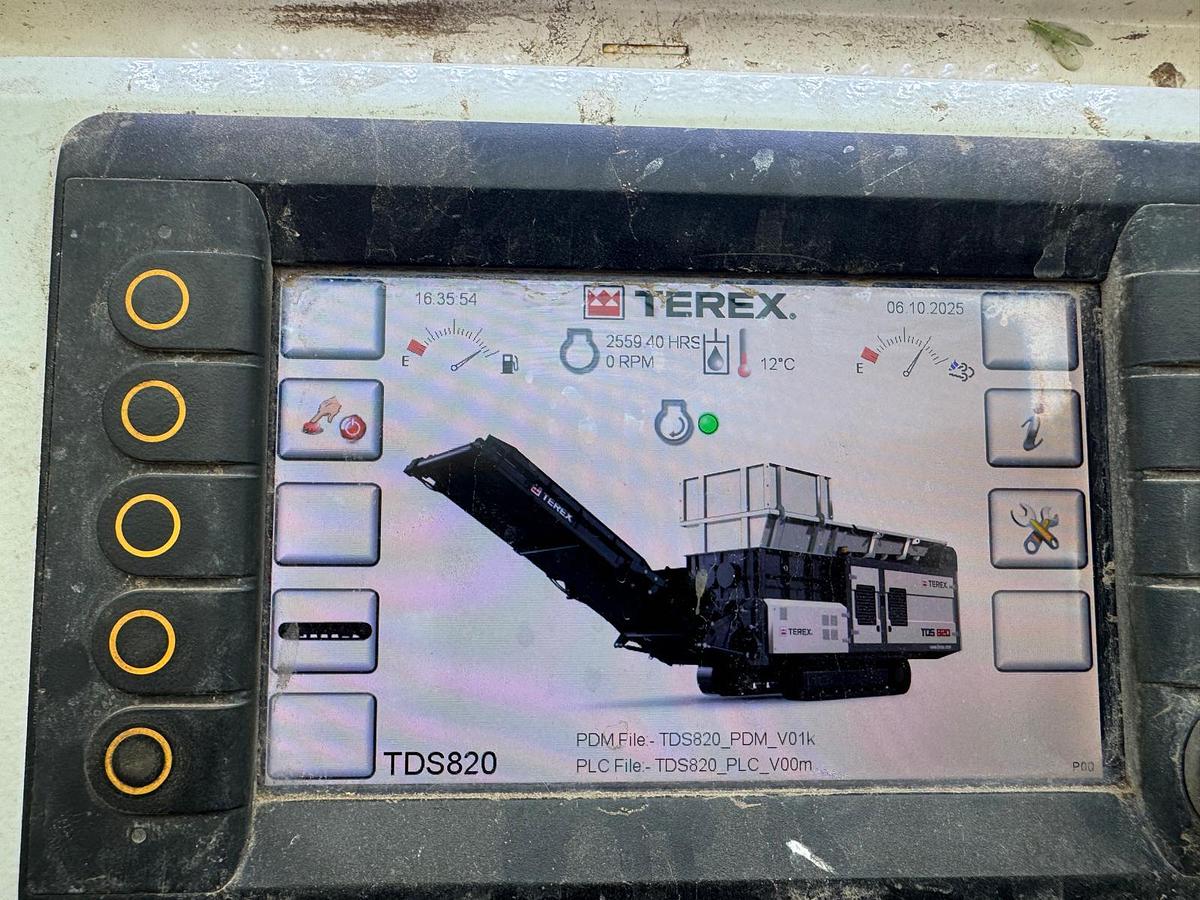 Used SHREDDER TEREX Ecotech TDS 820