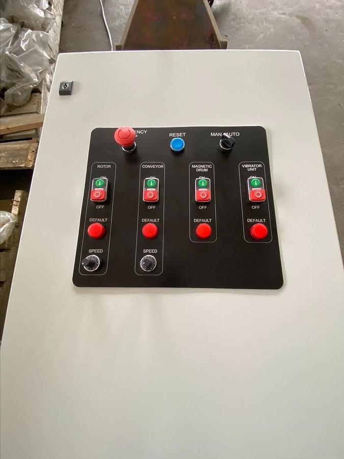 NE-METALL-SORTIERER MIT MAGNETROMMEL 