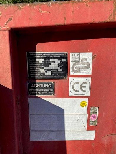 Used Presscontainer
