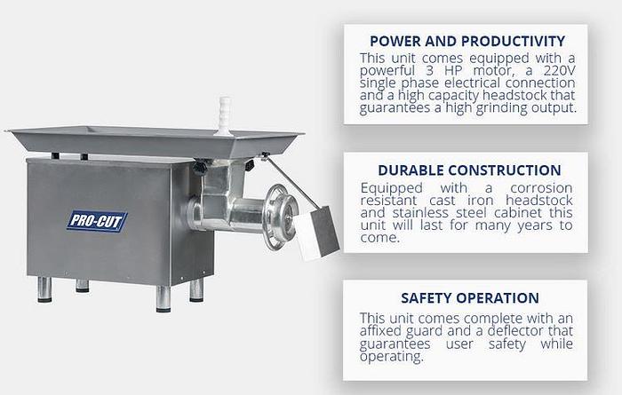 PRO-CUTS Model KG-32-MP Meat Grinder