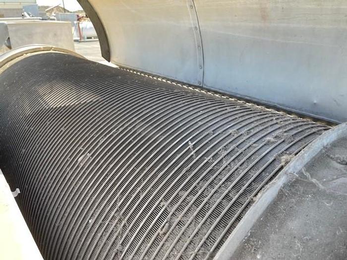 Used HYCOR Model HRS-3672M Rotoshear Rotary Wastewater Screen