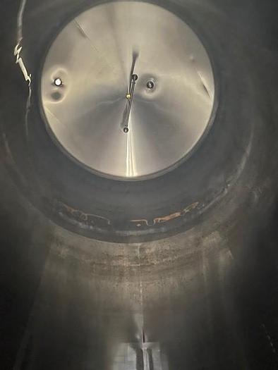 Used 10,000 Gallon Vertical Stainless Steel Jacketed Tank