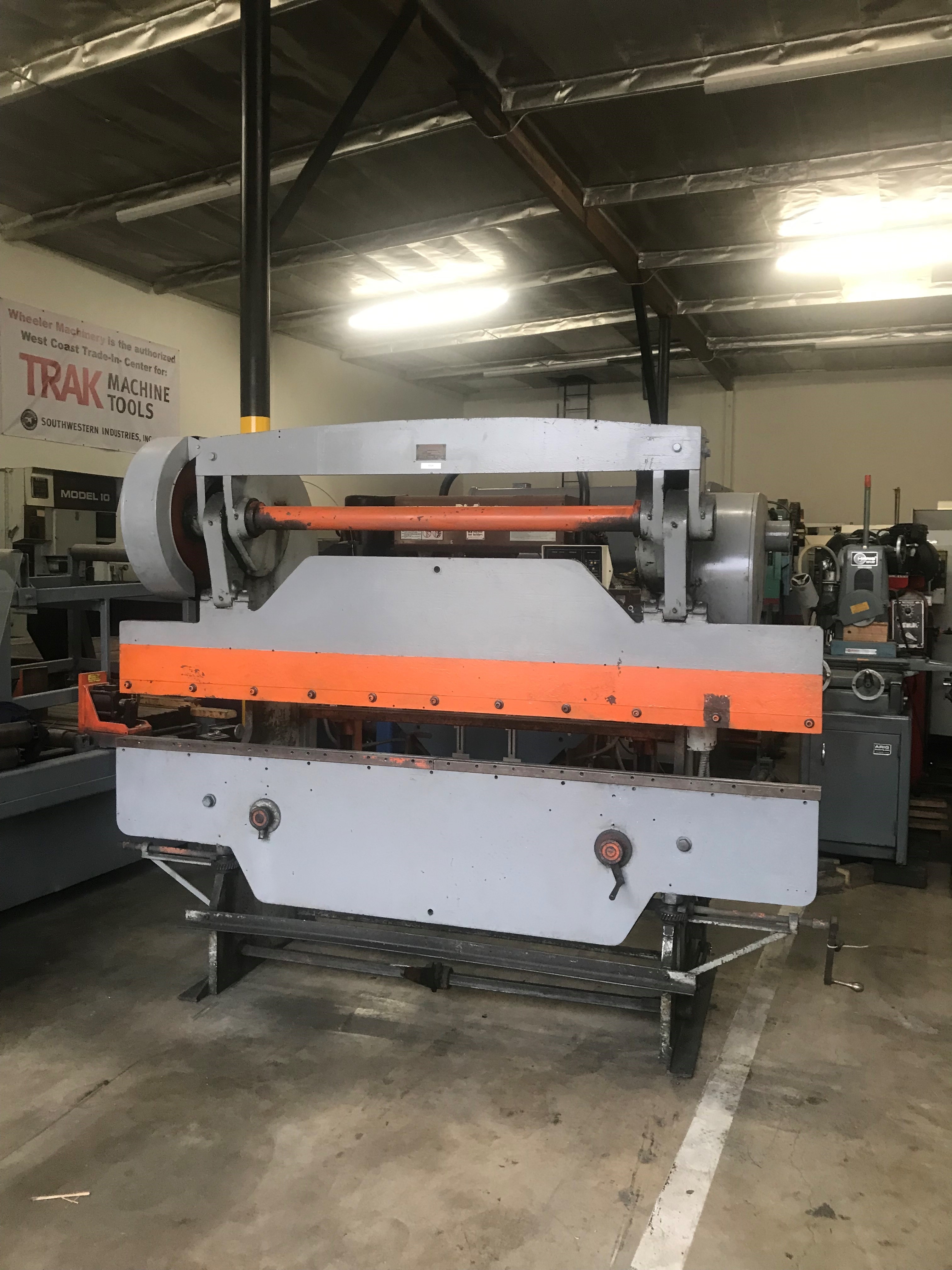 Used Chicago Dreis & Krump 338 Mechanical Press Brake 35 Ton x 8' #6526 #2
