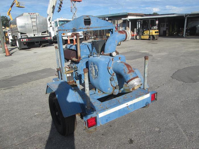 Used Trailer Mounted Thompson 6" Centrifugal Water Pump