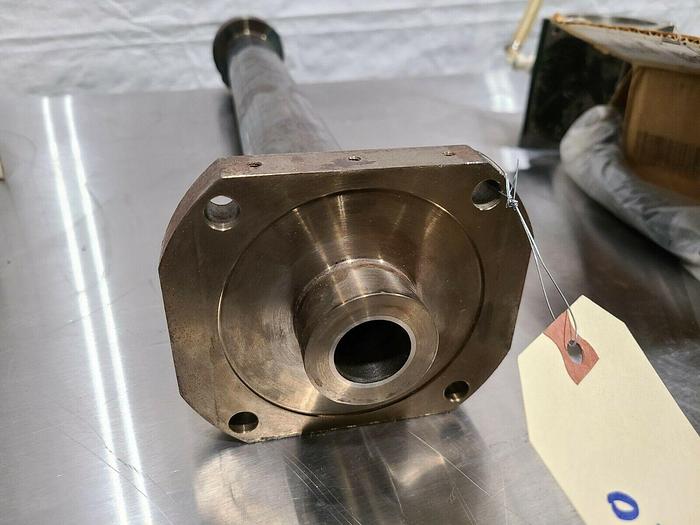 Used Screw & Barrel with Throat Assembly for Extruder Extruding Machine Complete Set