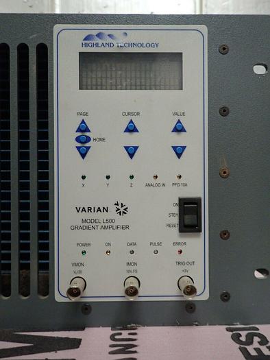 Used Highland Technology Varian Model L500 Gradient Amplifier