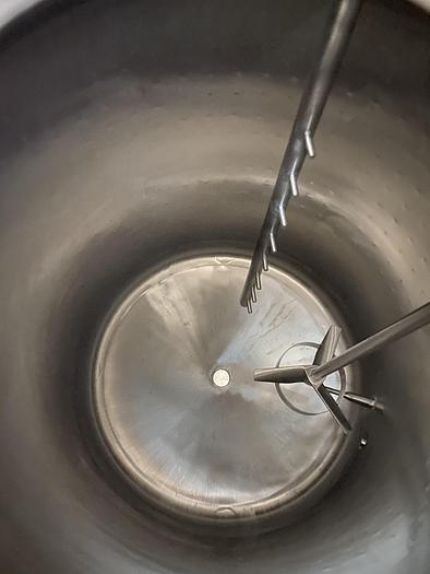 Used Paul Mueller 430 Liter 45 PSI Stainless Steel 75 PSI Jacketed Reactor w/ Mixer