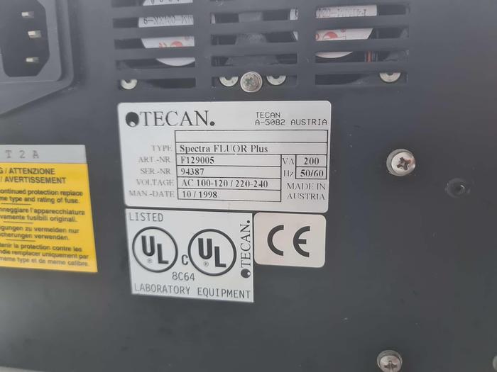 Used Tecan SpectraFluor Plus Microplate Reader