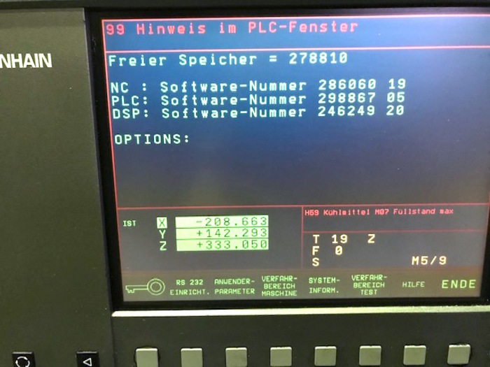 Used CNC Machining Center Leadwell V 25