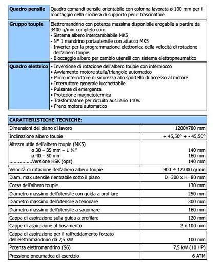 TOUPIE INCLINABILE elettronica CASADEI F255 CE