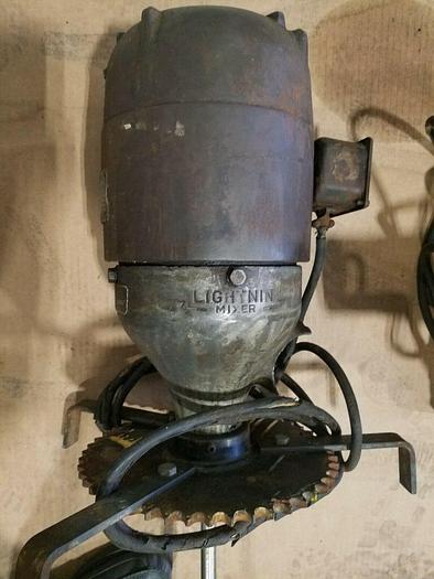 Used Lightnin Industrial Mixer Model C-4 16" Shaft Mixing Electric