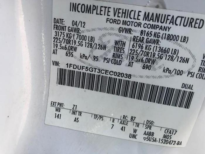 Used 2012 Ford F550 Altec AT37G 42ft Bucket Truck - C02038