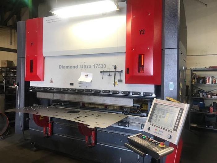 Used 2013 175 Ton Mitsubishi/Dener DU-175 CNC Hydraulic Press Brake