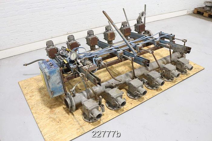 Used Ronningen Petter SS-84-206-MX-AUTO 6-Canister Filter, With Automatic Backwash Control #22777