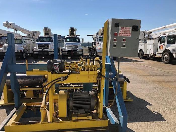 Used 120" ROLL SAW  L & M INDUSTRIES 72" ROLL DIAMETER CAPACITY