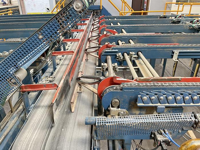 Gebruikt Almab – Stenner – Leadermac high speed resaw-planing line