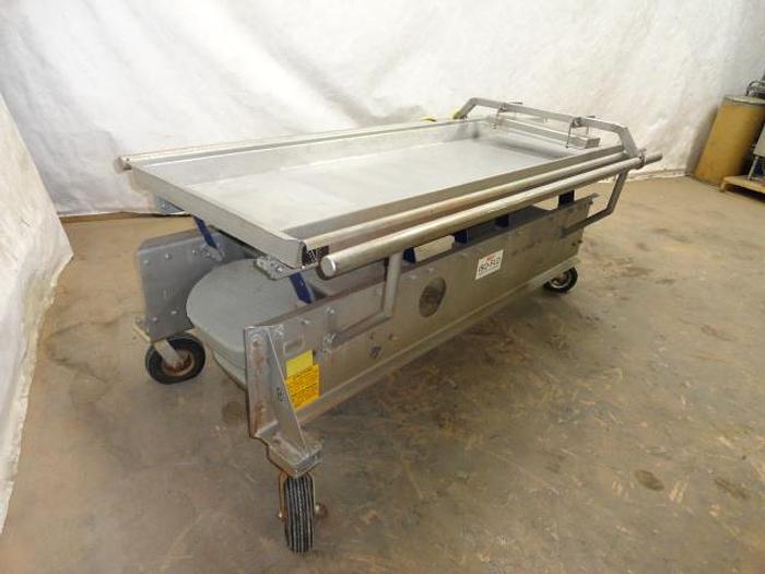 Used Key Technologies Vibratory Conveyor; 24" x 8', Md#412868