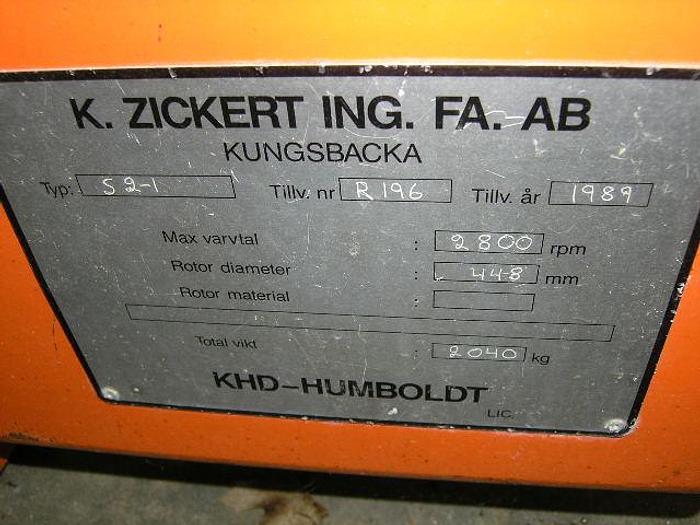 Used KHD-HUMBOLDT S2-1 sludge dewatering decanter