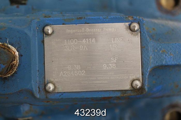 Used Ingersoll Dresser 3LR-9A Split Case Pump #43239