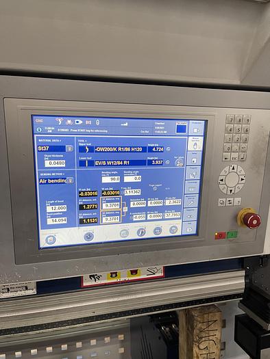 Used 40 TON X 40", TRUMPF, TRUBEND 7036 ELECTRIC CNC PRESS BRAKE, 2012