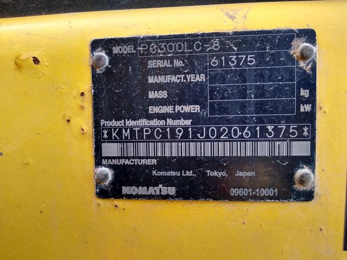 Usado 2010 KOMATSU PC300LC-8
