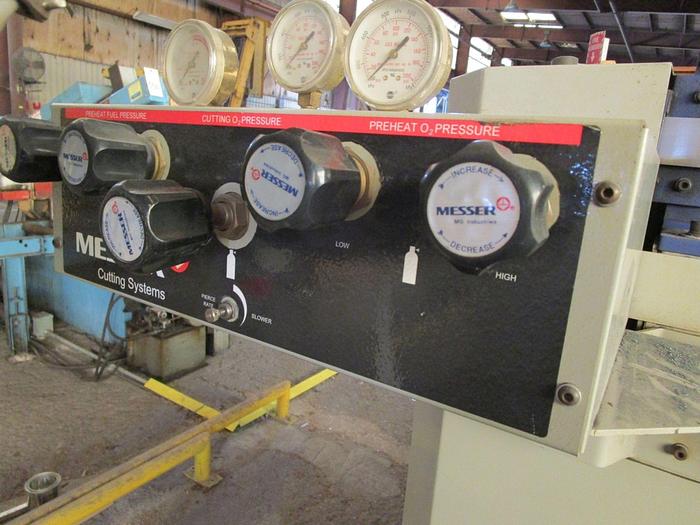 Used 2015 Messer Plate Master II 150" x 50' CNC Cutting Table for Sale in Mount Carmel,