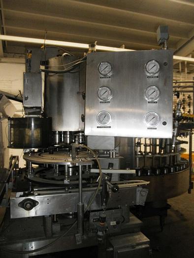 Used Filler, Bottle, 52-Head, Rotary, PET, Capper, Crown, #C741754