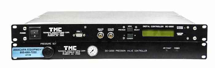 Used TMC DC-2000 Digital Controller with DC-2000 Precision Valve Controller (4139)