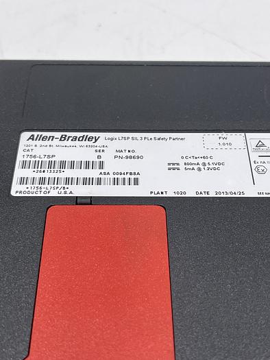 Used Allen-Bradley 1756-L7SP Ser B