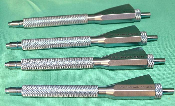 Used Lot of 4 Duckworth & Kent Ophthalmic Instrument Handpiece 8-711 Titanium