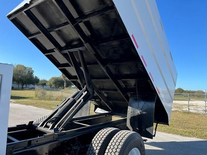 Used C59623 Terex Hiranger XT60 65ft Bucket Boom on 2010 Ford F750 Forestry Dump Truck