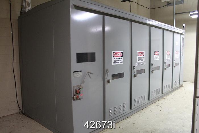 Used Deink Plant GE Transformers, Switchgears, Motor Control Center, and Capacitor Bank #42673