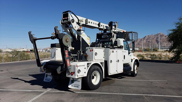 Used 2003 International 4400 w/ Telsta T40D Cable Placer Bucket Truck