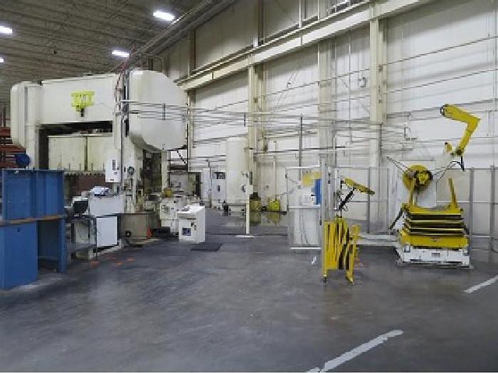 Used 400 ton Brown & Boggs 120"x54" SSDC Stamping Press