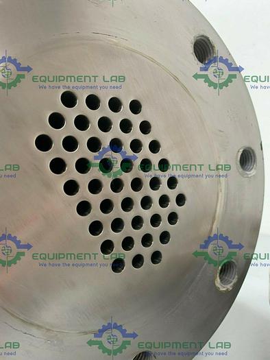 Used Allegheny Bradford HX-3433 Straight Pass SS Shell & Tube Heat Exchanger
