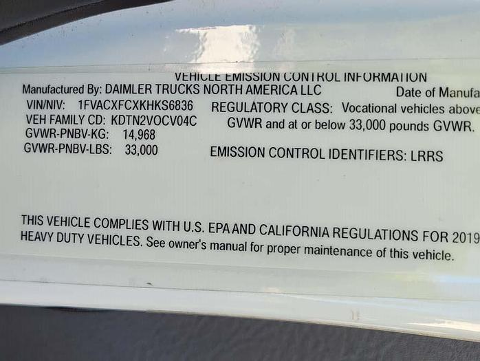 Used 2019 Freightliner M2-106 Terex XT Pro 60 Forestry Truck