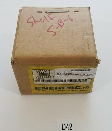 *NEW IN FACTORY SEALED BOX* ENERPAC RW-41 HYDRAULIC CYLINDER 4 TON 10000 PSI