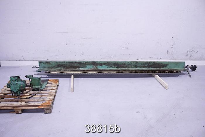 Used Doctor Blade, 122.75" Length, 7x11" Scoop #38815