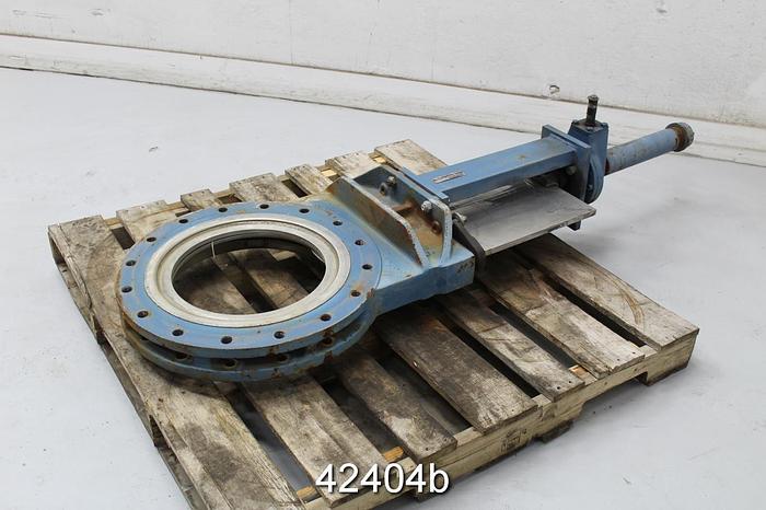 Used Dezurik 9323918 16" Hand Operated Knife Gate Valve #42404