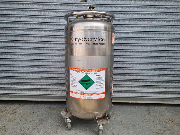 Used Cryoservice 75 Litre Liquid Nirtogen Vessel