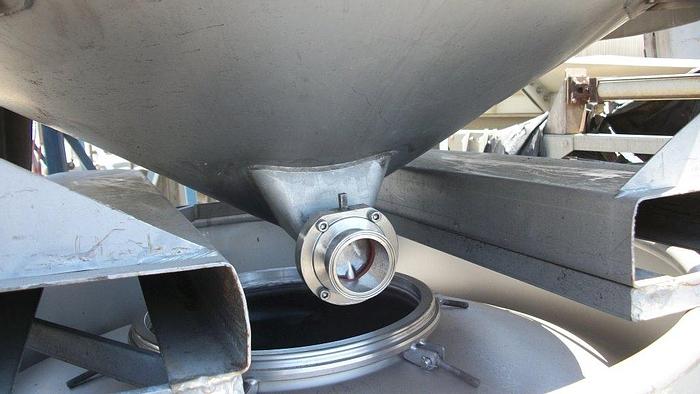 Used Tank, 200 Gallon, 304L S/st, 46" x 24", Tote, Ucon, #L741302