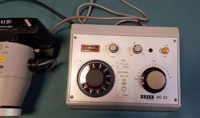 Used CARL ZEISS MC63 EXPOSURE CONTROLLER &amp;amp; WINDER M ZEISS MC63 47 6079 476012-9901