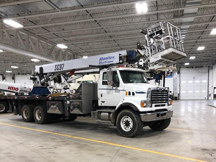 Used 2008 Sterling L7500 6x4 Manitex SC97 Sign Crane - M45396