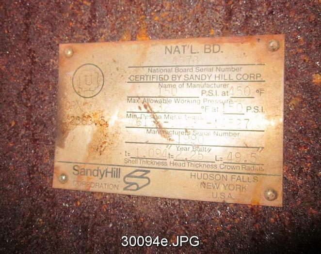 Used Sandy Hill  165" Face Three Dryer Sections With 45 Dryer Cans #30094