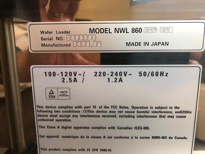 Used Nikon NWL860-TMB-SP wafer loader