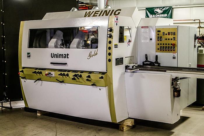 Used 2010 Weinig Unimat Gold 6 Head Moulder
