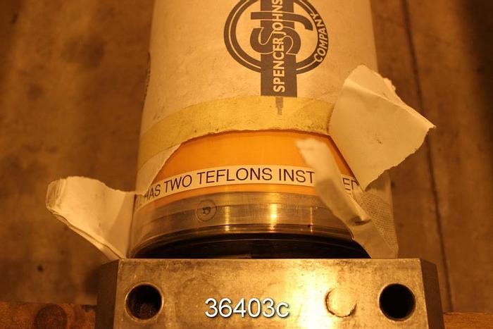 Used Spencer Johnson Spreader Roll, 206" Roll Face, 7" Diameter, Unused #36403