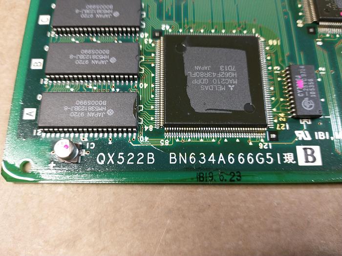 Used MITSUBISHI CNC CIRCUIT BOARD QX522 B MODULE CARD  GH118