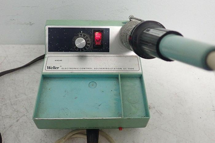 Used Weller EC1000 Electronic Control Soldering Station with EC1201 Pencil