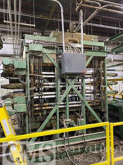 Used 1989 Burkle ODW  120/4 4 Opening Press w/ Auto Feeding and Unloading